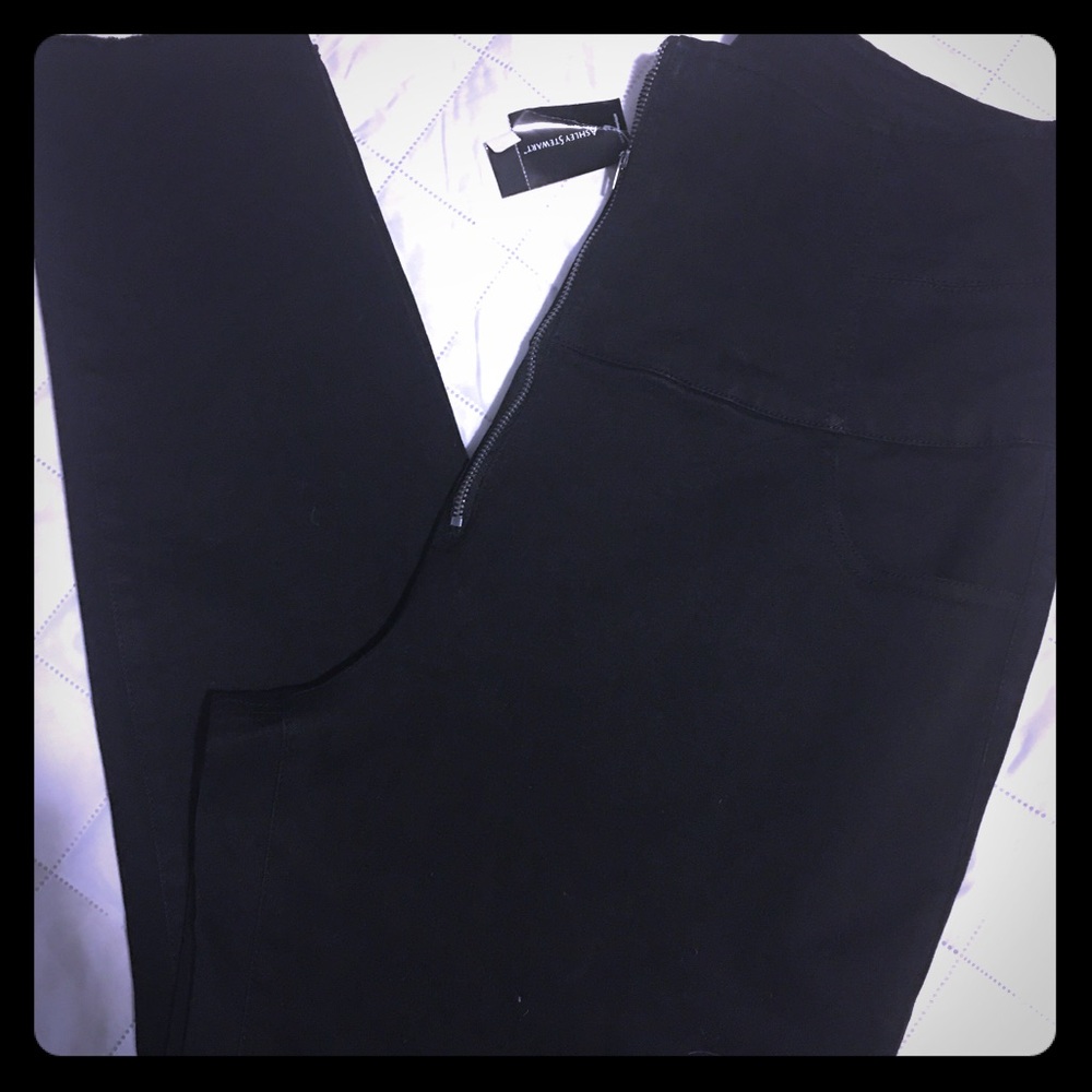 Ashley Stewart Hi Waisted Black Jeans